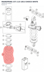Diagram preview: MAINSPRING (57) 115-185.0 SHOCK WHITE (S80981001700020)
