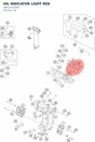 Diagram preview: OIL INDICATOR LIGHT RED (58011025000)
