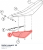 Diagram preview: Battery cover L 18 (7000702505028D)