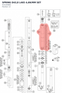 Diagram preview: SPRING D43,8 L465 4,6N/MM SET (91410086S)