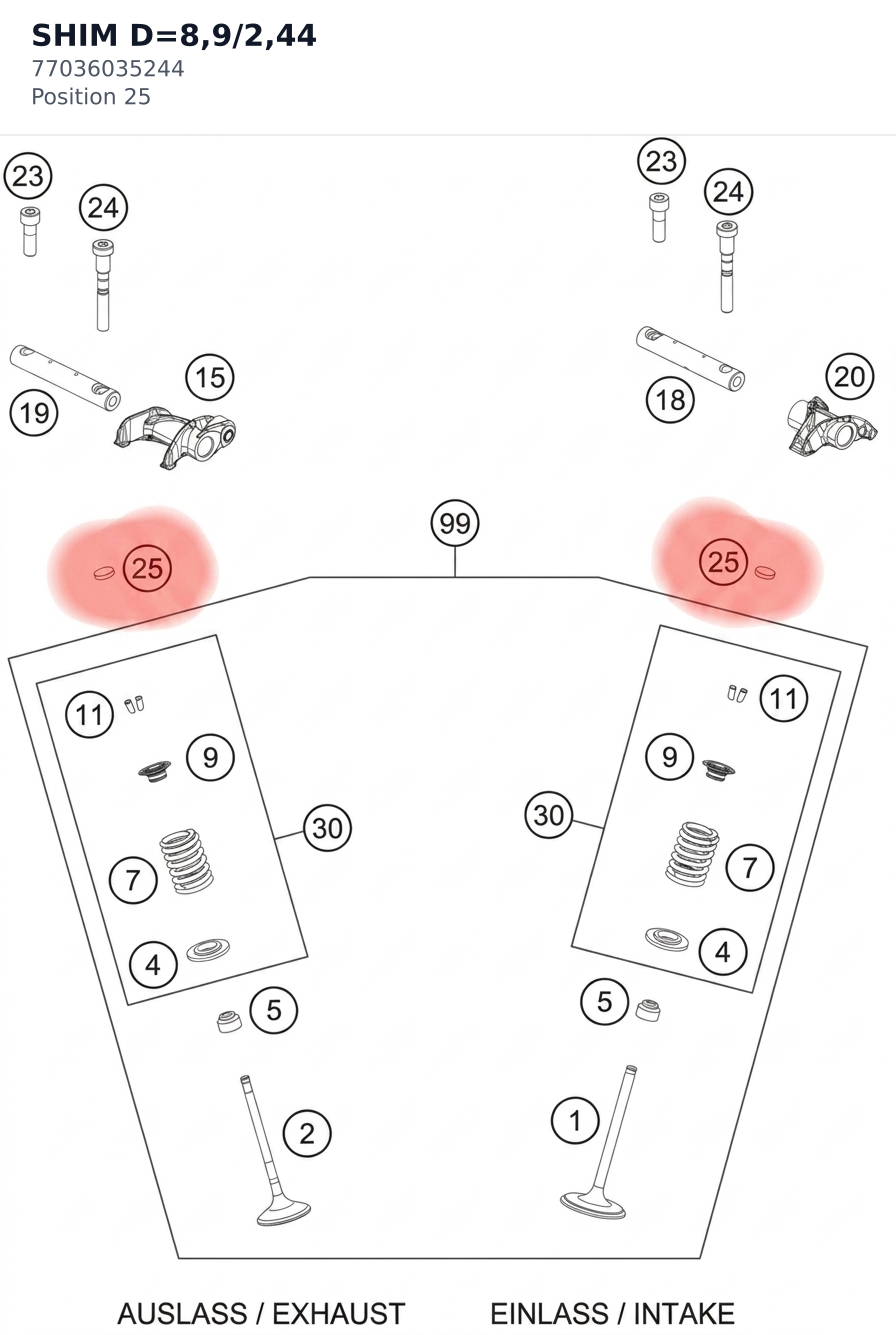 Diagram preview: SHIM D=8,9/2,44 (77036035244)