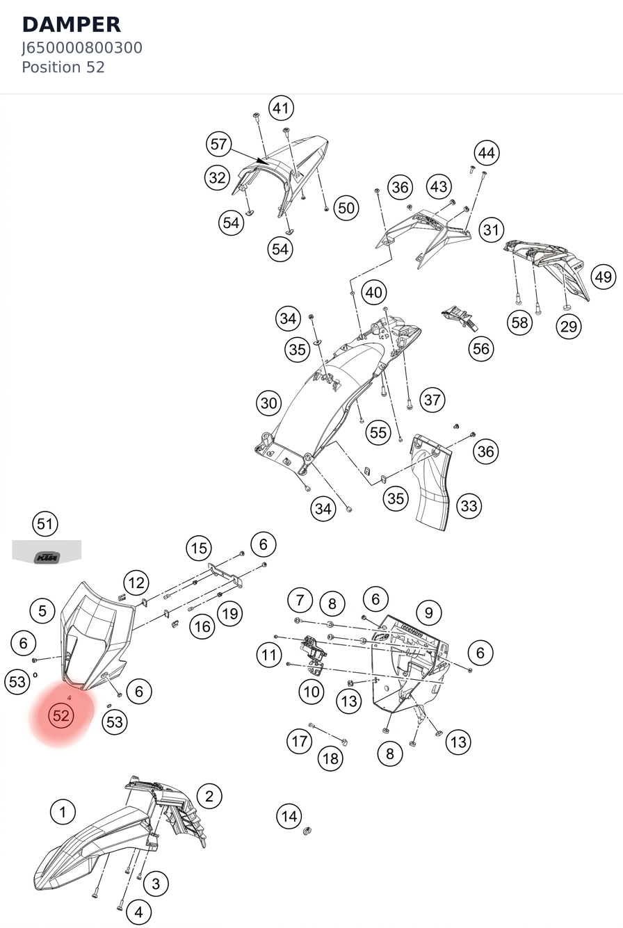Diagram preview: DAMPER (J650000800300)