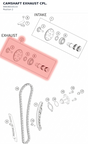 Diagram preview: CAMSHAFT EXHAUST CPL. (90636010133)