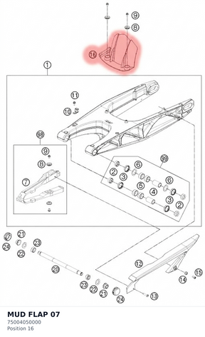 Diagram preview: MUD FLAP                    07 (75004050000)