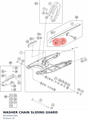 Diagram preview: WASHER CHAIN SLIDING GUARD (90504067000)