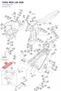 Diagram preview: TOOL BOX LID ZSB (76712063133)