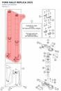Diagram preview: FORK RALLY REPLICA 2025 (A580C140Y403200)