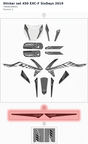 Diagram preview: Sticker set 450 EXC-F SixDays 2019 (79608298005)