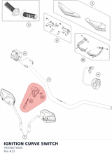 Diagram preview: IGNITION CURVE SWITCH (76939074000)