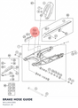 Diagram preview: BRAKE HOSE GUIDE (90113047000)