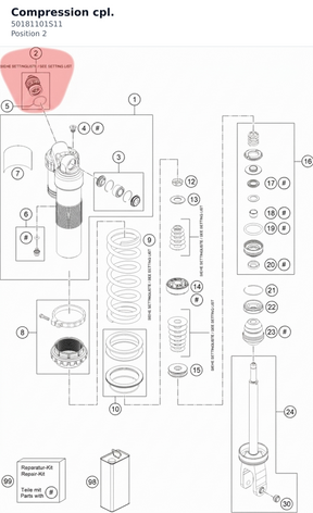 Diagram preview: Compression cpl. (50181101S11)
