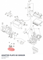 Diagram preview: ADAPTER PLATE 6D SENSOR (76142090010)