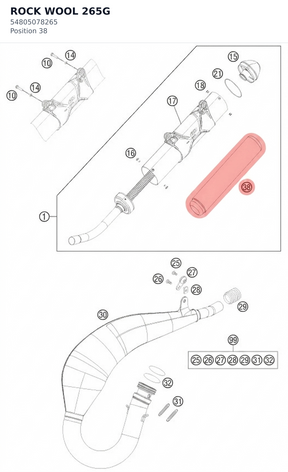 Diagram preview: ROCK WOOL 265G (54805078265)