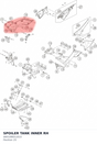 Diagram preview: SPOILER TANK INNER RH (A60108051010)