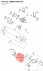 Diagram preview: SPECIAL SCREW M6X1X20 (90601097000)