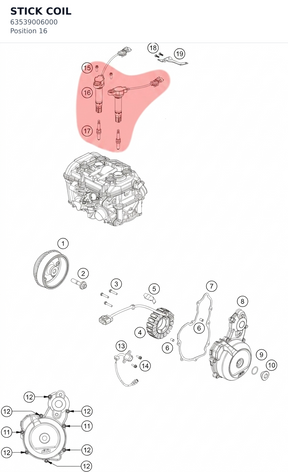 Diagram preview: STICK COIL (63539006000)