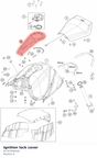 Diagram preview: Ignition lock cover (61707958100)