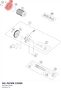 Diagram preview: OIL FILTER COVER (90138015060)