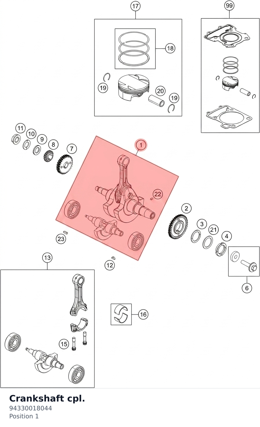 Diagram preview: Crankshaft cpl. (94330018044)