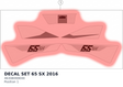 Diagram preview: DECAL SET 65 SX           2016 (46308099000)