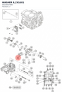 Diagram preview: WASHER 8,2X16X1 (45233057000)