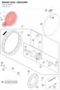 Diagram preview: BRAKE DISC 180X3MM (46210160000)
