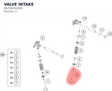 Diagram preview: VALVE INTAKE (96236030000)