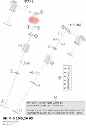 Diagram preview: SHIM D 10/3,20              03 (60036035320)