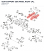 Diagram preview: SEAT SUPPORT SIDE PANEL RIGHT CPL. (95803001072)