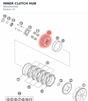 Diagram preview: INNER CLUTCH HUB (90632002000)