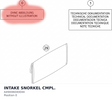 Diagram preview: INTAKE SNORKEL CMPL. (A49006040044)