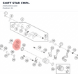 Diagram preview: SHIFT STAR CMPL. (A40534015100)