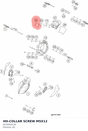 Diagram preview: HH-COLLAR SCREW M5X12 (J025050126)