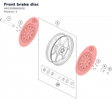 Diagram preview: Front brake disc (A65309860000)