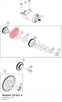 Diagram preview: Washer 19.6x1.4 (J690002014000)