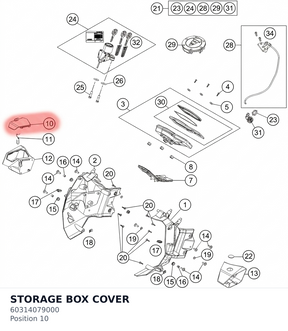 Diagram preview: STORAGE BOX COVER (60314079000)