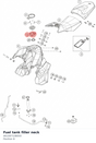 Diagram preview: Fuel tank filler neck (A61007108050)