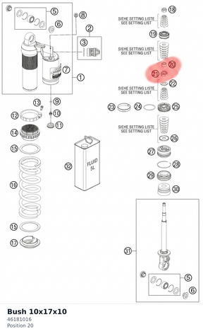 Diagram preview: Bush 10x17x10 (46181016)
