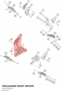 Diagram preview: HEELGUARD RIGHT DRIVER (96303039020)