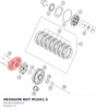 Diagram preview: HEXAGON NUT M16X1.5 (0910001600601S)