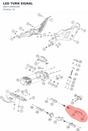 Diagram preview: LED TURN SIGNAL (A63714950100)