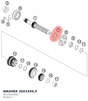 Diagram preview: WASHER 20X33X0,5 (90133032000)
