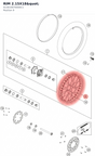 Diagram preview: RIM 2.15X18" (A13010070000C1)