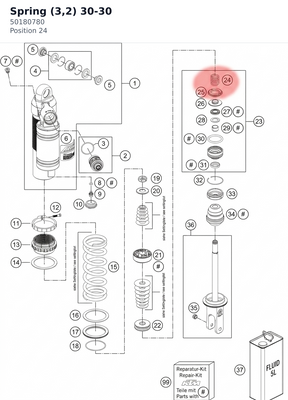 Diagram preview: Spring (3,2) 30-30 (50180780)