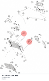 Diagram preview: SILENTBLOCK M6 (93335001000)