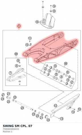 Diagram preview: SWING SM CPL.               07 (7500403004433)