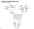 OPENING ROCKER ARM RIGHT