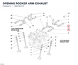 OPENING ROCKER ARM-EXHAUST