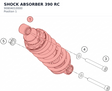 Diagram preview: SHOCK ABSORBER 390 RC (90804010000)