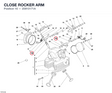 CLOSE ROCKER ARM 20910171A diagram position